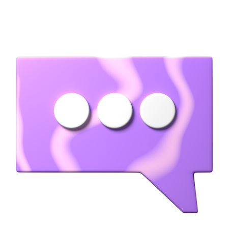Comment  3D Icon