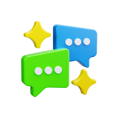 Comment  3D Icon
