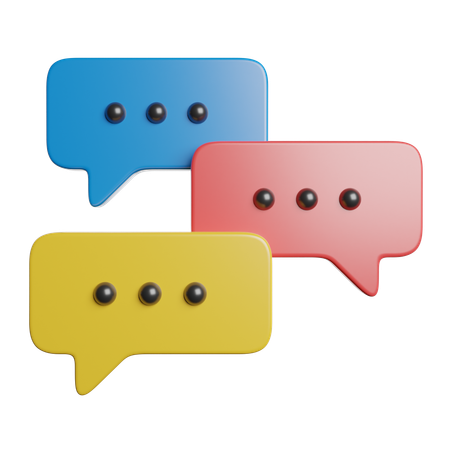 Comment  3D Icon