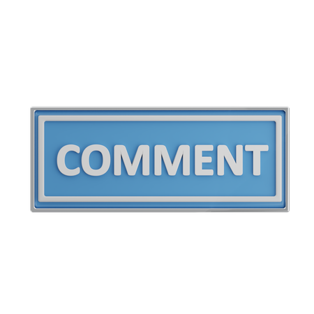 Comment  3D Icon