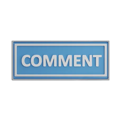 Comment  3D Icon