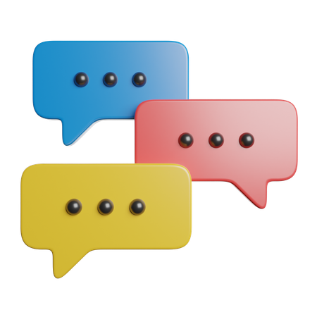 Comment  3D Icon