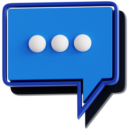 Comment  3D Icon