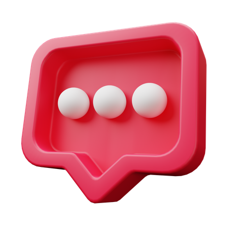 Comment  3D Icon