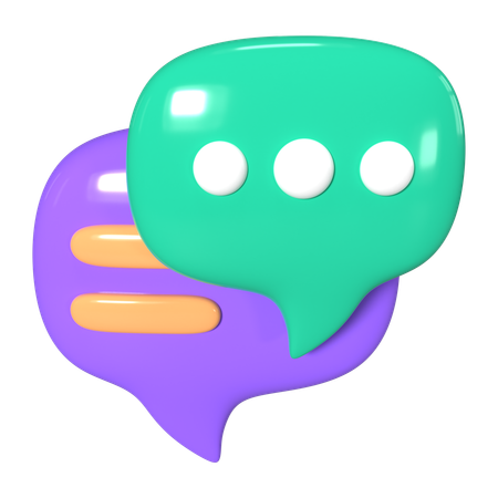 Comment  3D Icon