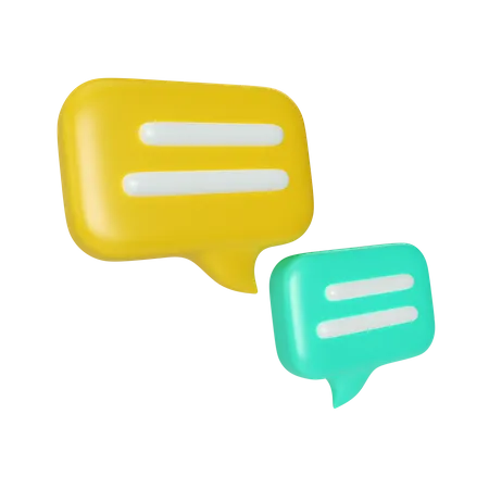 This Is An Illustration Of 3 D Rendering Comment Icons High Resolution Psd File Isolated On Transparent Background 3D Illustration