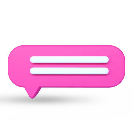 3 D Speech Bubbles Icon For Chat Social Media Chat Bot Concept Artificial Intelligence Chat Bot Stylze Dialogue Symbol Minimal Blank Chat Box 3 D Rendering 3D Icon