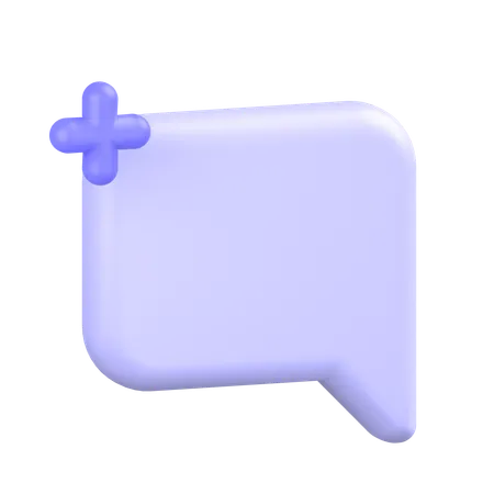 Comment Add  3D Icon