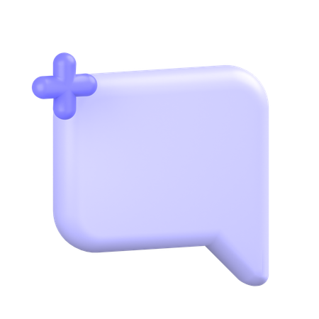 Comment Add  3D Icon