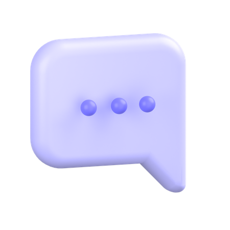 Comment Alt Dots  3D Icon