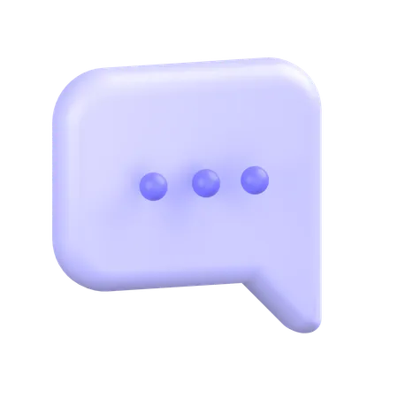 Comment Alt Dots  3D Icon