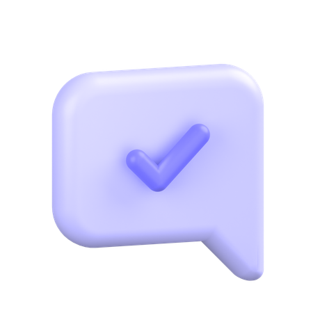 Comment Alt Verify  3D Icon