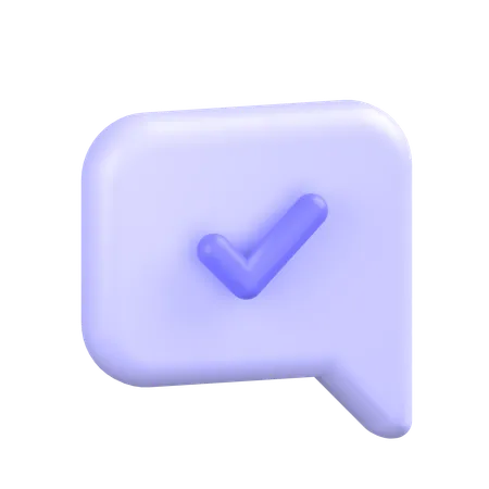 Comment Alt Verify  3D Icon