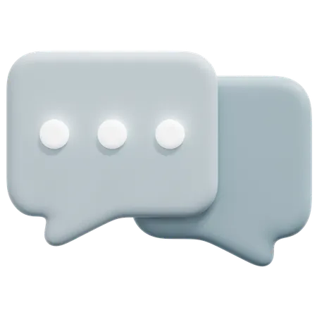 Comment bubble  3D Icon