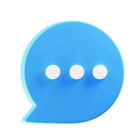 Comment Dots  3D Icon