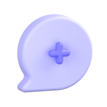 Comment Medical  3D Icon