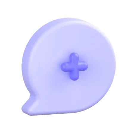 Comment Medical  3D Icon