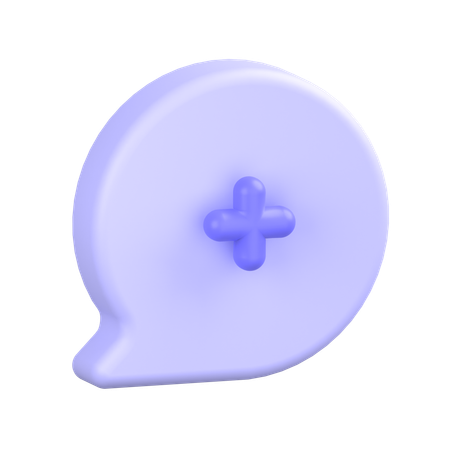 Comment Medical  3D Icon