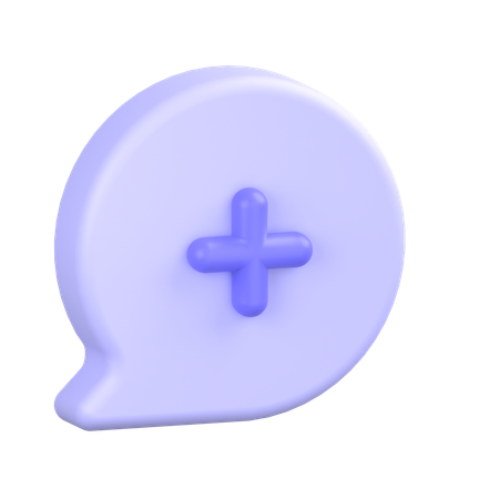 Comment Plus  3D Icon