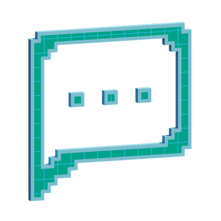 Comment Typing Chat  3D Icon