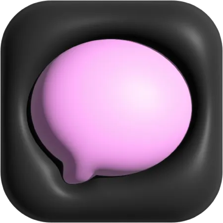 Commentaire  3D Icon