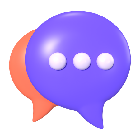 Commentaire  3D Icon