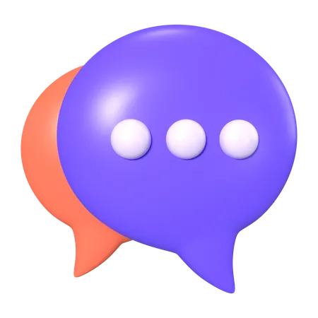 Commentaire  3D Icon