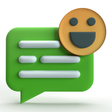 Commentaire positif  3D Icon