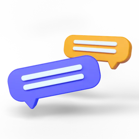 Commentaires  3D Icon