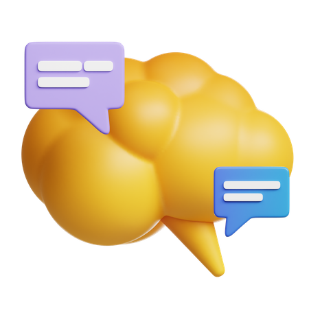 Commentaires créatifs  3D Icon