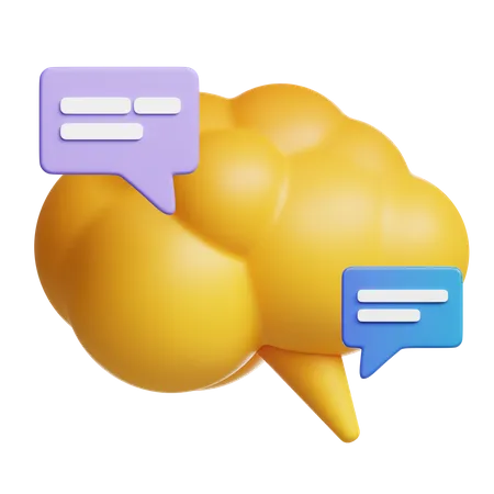 Commentaires créatifs  3D Icon