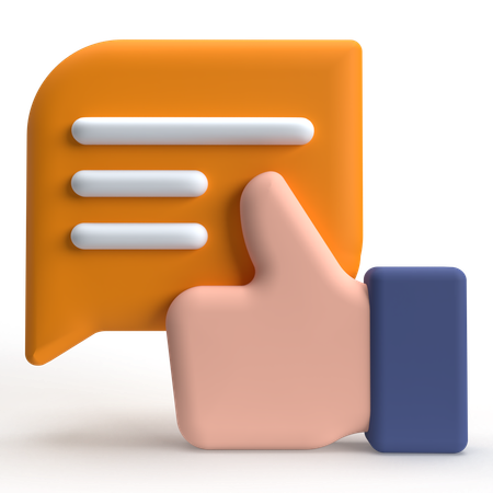 Commentaires en ligne  3D Icon