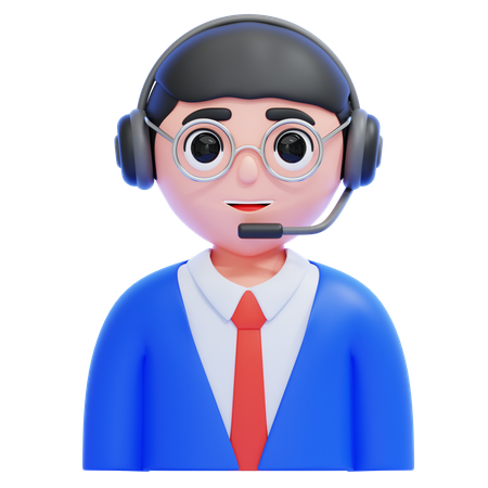 Commentator  3D Icon