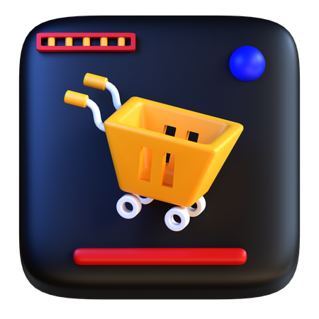 Commerce électronique  3D Icon