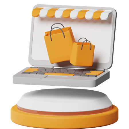 Commerce électronique  3D Icon