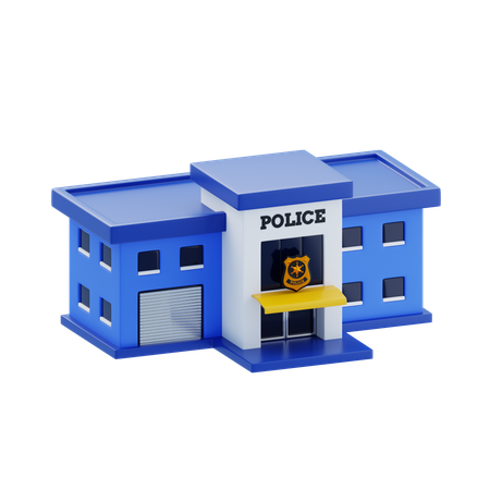 Poste de police  3D Icon