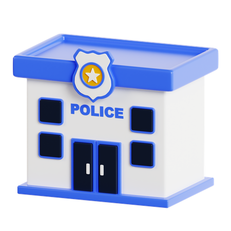 Poste de police  3D Icon