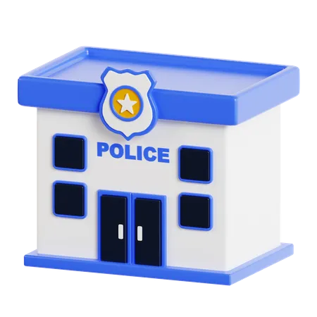 Poste de police  3D Icon