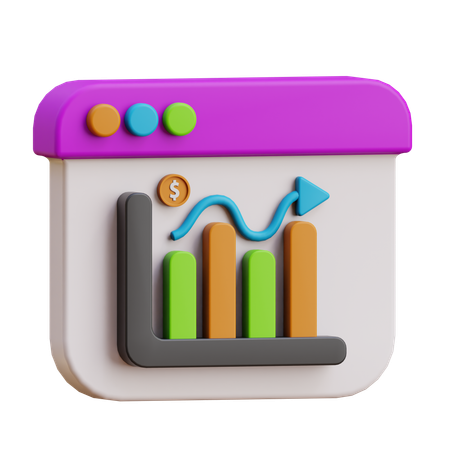 Common Stock  3D Icon