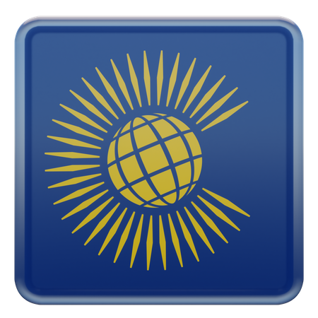 Commonwealth of Nations Flag 3D Illustration