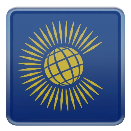 Commonwealth of Nations Flag  3D Illustration