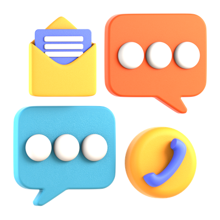 Communication  3D Icon