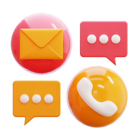 Communication  3D Icon