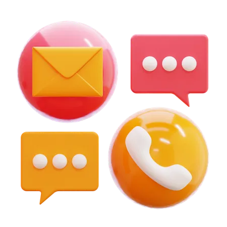 Communication  3D Icon