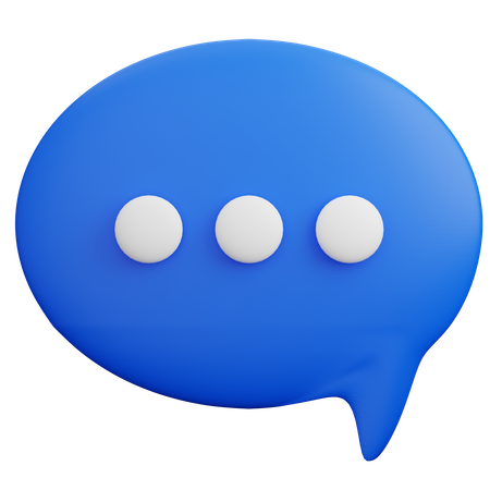 Communication Chat  3D Icon