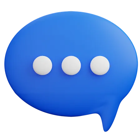 Communication Chat  3D Icon