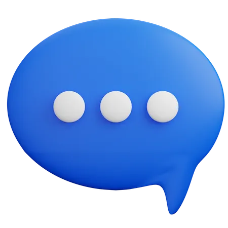 Communication Chat 3D Icon