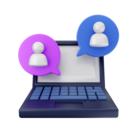 Communication Chat 3D Icon