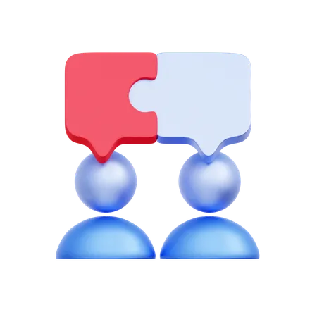Communication Dialogue  3D Icon