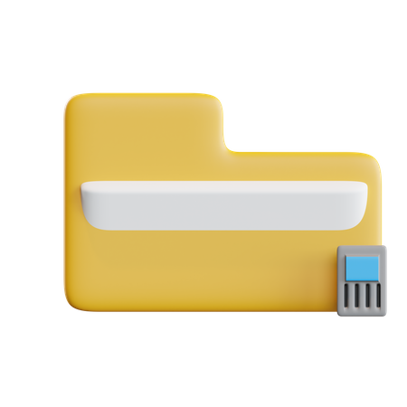 Communication Folder  3D Icon